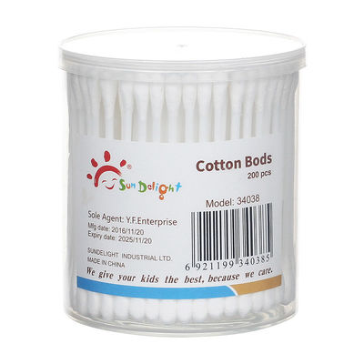 200 Pcs Disposable Cleaning Baby Safety Cotton Buds