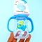 5oz 130ml Standard Baby Feeding Bottle With Double Handle PP