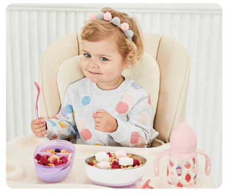 240ml 300ml PP Baby Bottle With Double Handle Shock Resistant