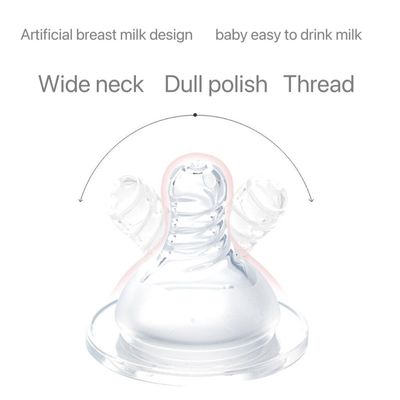OEM ODM Round Shape Baby Silicone Nipple Soft Non Toxic