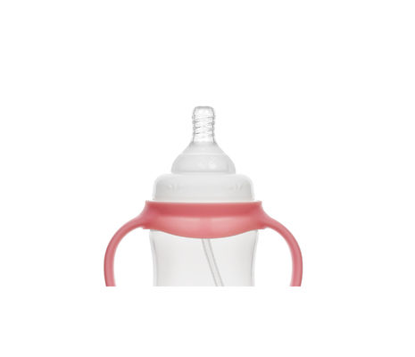 12oz/330ml Baby Feeding Bottle  Food Grade PP & Silicone, BPA-Free & ISO9001 Certified