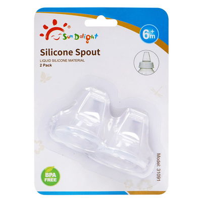 Transparent Liquid Silicone Rubber Spout Fast Flow Teats