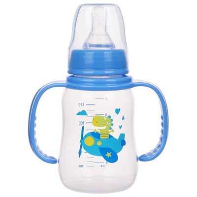 5oz 130ml Double Handel PP Arc Newborn Baby Feeding Bottle