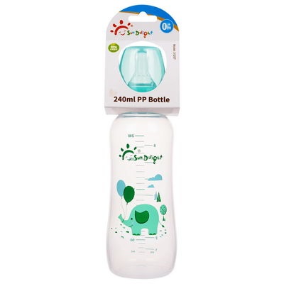 110℃~120℃ PP Polypropylene 8oz 240ml Infant Baby Bottles
