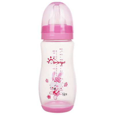 110℃~120℃ PP Arc 12oz 330ml Baby Nipple Bottle