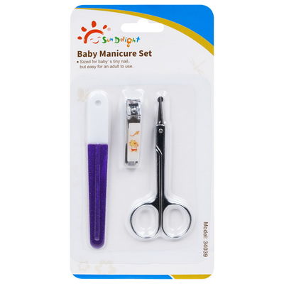 Stainless Steel Manicure Baby Nail Clipper Set