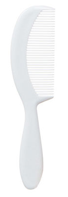 White ABS Nylon Adult Baby Infant Comb And Brush Set