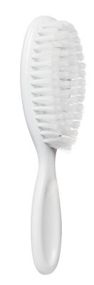 White ABS Nylon Adult Baby Infant Comb And Brush Set