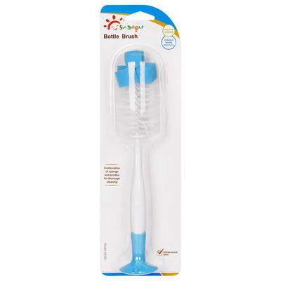Suction Base Sponge Baby Feeding Bottle And Teat Brush