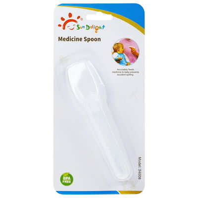 Comfortable 110℃ PP FDA Baby Medicine Spoon