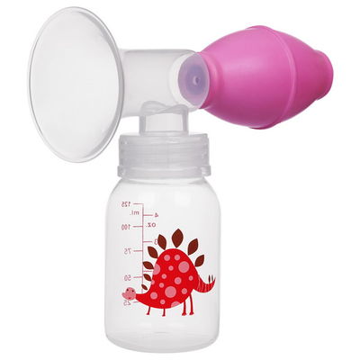 PP Latex BPA Free Manual Breast Pump With Bottle