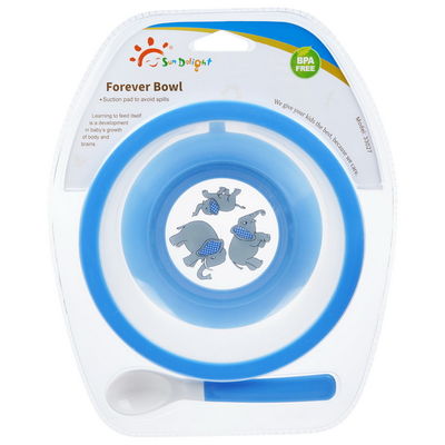 Phthalates Free 110-150℃ Forever Baby Feeding Bowls And Spoons
