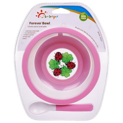 Phthalates Free 110-150℃ Forever Baby Feeding Bowls And Spoons
