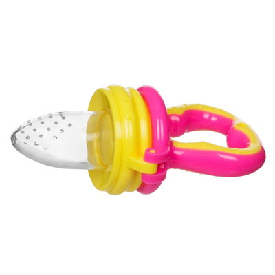 White FDA 6 Month Non Sticky Baby Silicone Teether