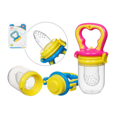 White FDA 6 Month Non Sticky Baby Silicone Teether