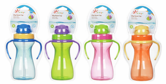 Non Spill BPA Free 9oz 290ml Baby Weighted Straw Cup