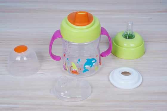 Non Spill 2 In 1 BPA Free 6 Month 6 Ounce Baby Sippy Cup