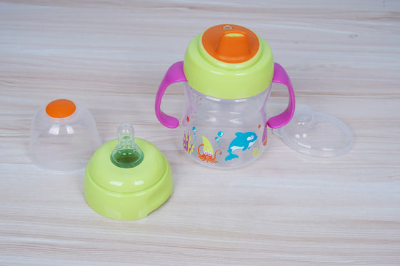 Non Spill 2 In 1 BPA Free 6 Month 6 Ounce Baby Sippy Cup