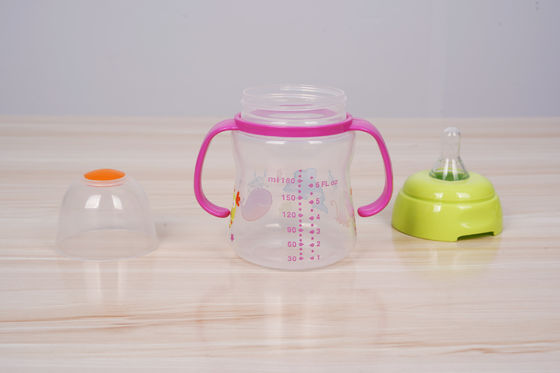 Non Spill 2 In 1 BPA Free 6 Month 6 Ounce Baby Sippy Cup