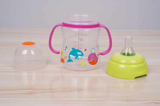 Non Spill 2 In 1 BPA Free 6 Month 6 Ounce Baby Sippy Cup