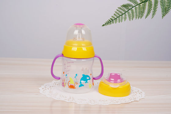 2 In 1 Nipple Suction BPA Free 6 Month 6 Ounce Baby Sippy Cup