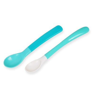 EN 14350 Soft Bite Color Change TPE Baby Food Spoon