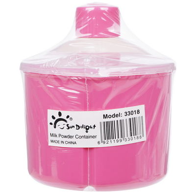 BPA Free PP Formula Dispenser 3 Grid Baby Milk Powder Container