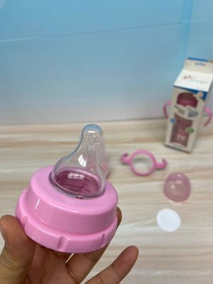 Wide Neck 12oz 330ml Silicone PP Arc Baby Feeding Bottle