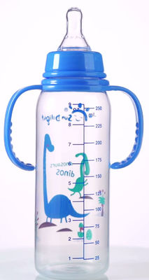 9oz Odorless BPA Free Newborn Baby Feeding Bottle Double Handle