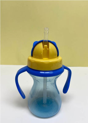 6oz Baby Weighted Straw Cup With Flip Lid Customized Logo