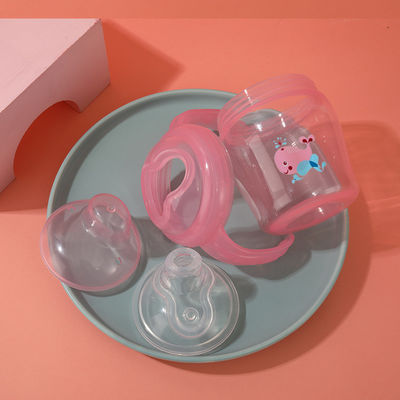 (NEW ) 225ml  PP SIPPY CUP WITH DOUBLE HANDLES NON-SPILL