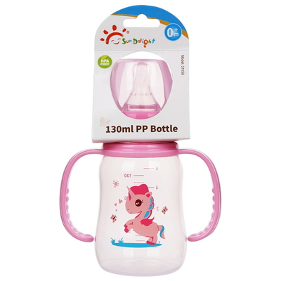 PP Arc Newborn Baby Feeding Bottle 5oz 130ml Double Handle