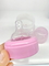 9oz 260ml PP Wide Neck Arc Baby Feeding Bottle Pink Color