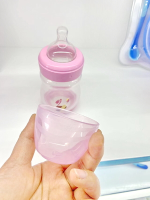 Food Grade Silicone Nipple Wide Neck Baby Feeding Bottle BPA Free PP Plastic Milk Bottles