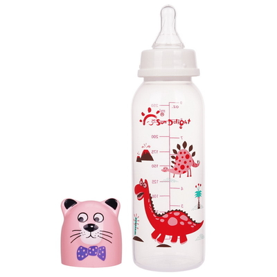 Standard 250ml 8oz PP Newborn Baby Feeding Bottle Microwave Safe