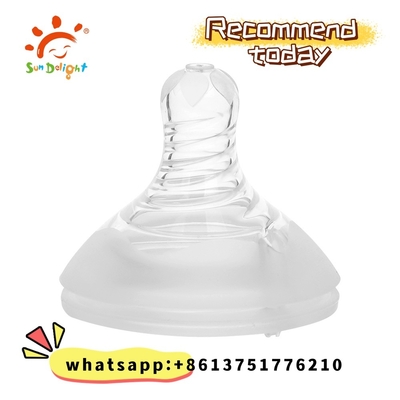 Round / Flat Baby Silicone Feeder With Custom Logo Possibility
