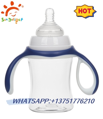 Dishwasher Safe Plastic Infant Bottles With Different Sizes Lightweight