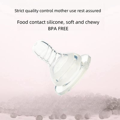 Round Shape Infant Silicone Nipple Individually Packaged