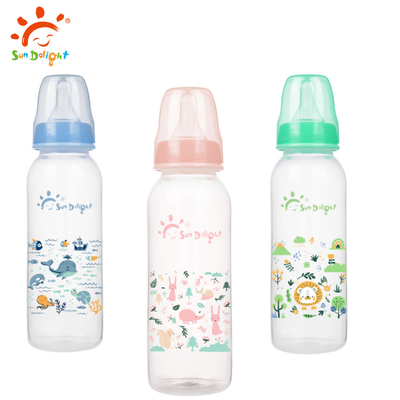 PP Newborn Baby Feeding Bottle 9 oz 、250 ml Manufacture BPA FREE