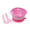 BPA Free PP PVC Suction Pad Baby Feeding Bowls And Spoons