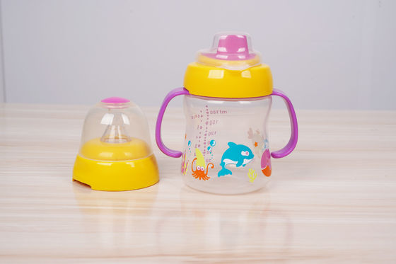 2 In 1 Nipple Suction BPA Free 6 Month 6 Ounce Baby Sippy Cup