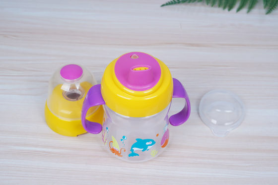 2 In 1 Nipple Suction BPA Free 6 Month 6 Ounce Baby Sippy Cup