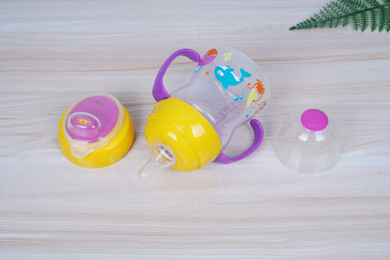 2 In 1 Nipple Suction BPA Free 6 Month 6 Ounce Baby Sippy Cup