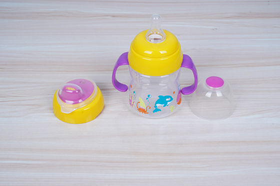 2 In 1 Nipple Suction BPA Free 6 Month 6 Ounce Baby Sippy Cup