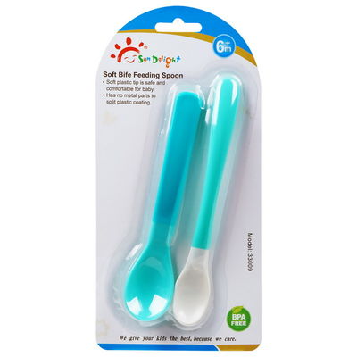 Plastic TPE Baby Feeding Spoon