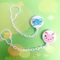 Liquid Silicone Pacifier 110℃ ABS Baby Soother Chain