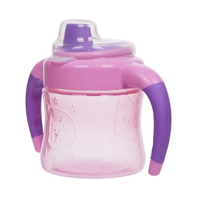 Pink Blue Green EN71 6 Month 6 Ounce Girls Sippy Cup