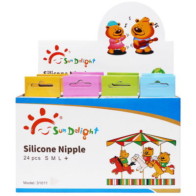 Classic Transparent Baby Silicone Nipple Phthalates Free