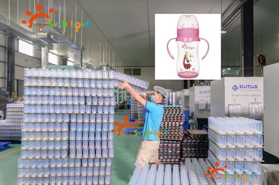 9oz PP Wide Neck Baby Feeding Bottle