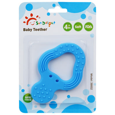 Tear Strength 3 Month Baby Silicone Teether